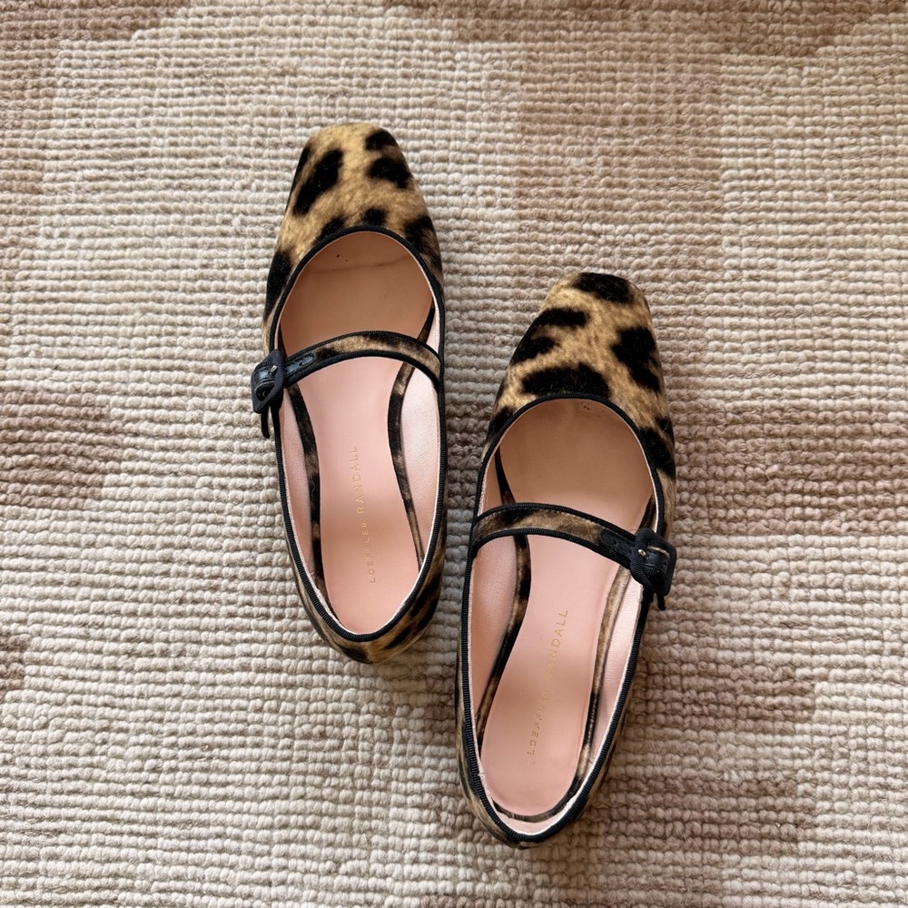 Loeffler Randall Ginger leopard print Mary Jane flats - Picture 4 of 9